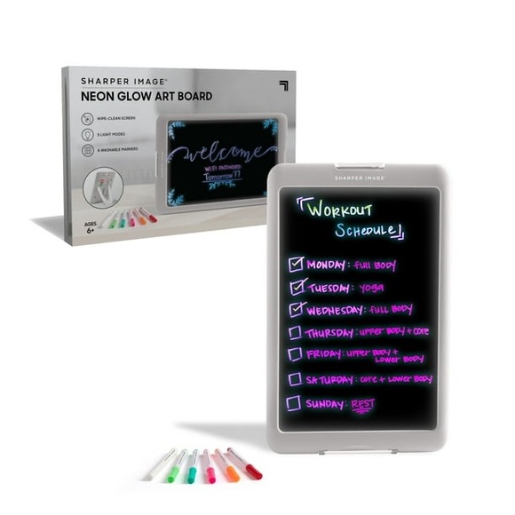 Sharper Image Neon Glow Art Board